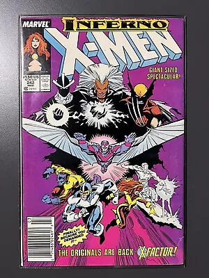 Buy The Uncanny X-Men #242 (Marvel, March 1989) 1st Wolverine Kiss Jean Grey 😘🔑 • 4.01£