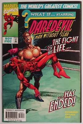 Buy What IF...? #102 Starring Daredevil ~ MARVEL 1997 ~ DIRECT EDITION ~ WHITE PAGES • 2.37£
