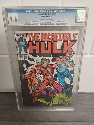 Buy Incredible Hulk 330 Marvel Comics 1st Todd McFarlane Cover Art 1st Doc Samson • 70£