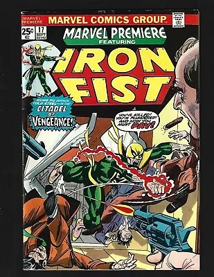 Buy Marvel Premiere #17 FNVF Kane Hama 3rd Iron Fist 1st Triple-Iron Harold Meachum • 15.26£