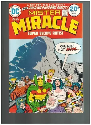 Buy Mister Miracle 18  Darkseid Appears!  Big Barda Wedding  VF+ Kirby 1974 DC Comic • 19.71£