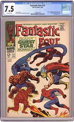 Buy Fantastic Four #73 CGC 7.5 1968 3736063004 • 119.93£