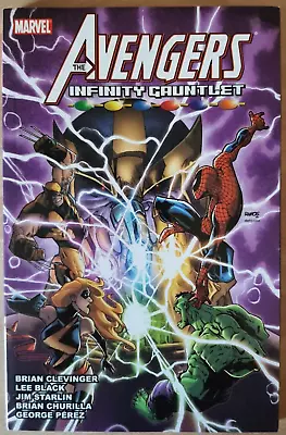 Buy The Avengers Infinity Gauntlet TPB Paperback Digest Graphic Novel • 8£
