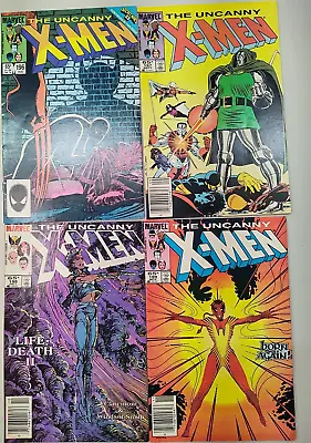 Buy The Uncanny X-Men #196,197,198,199 Marvel 1985 Comic Books • 23.83£