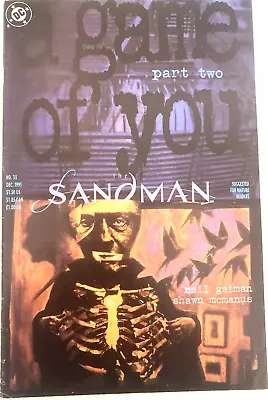 Buy Sandman #33.  Dec. 1991.  Dave Mckean-painted Cover. Mature Readers. Vfn 8.0 • 8.99£