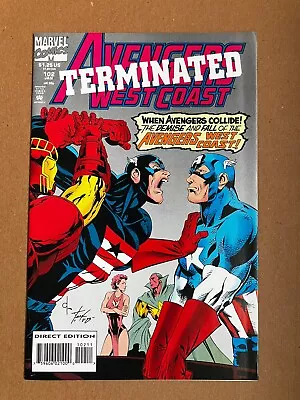 Buy Avengers West Coast #102 ~ High Grade: VF ~ Final Issue Captain America (1994) • 1.97£