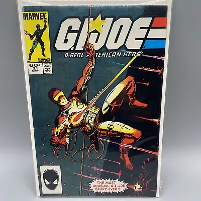 Buy Marvel G.I. Joe A Real American Hero #21 Silent Issue 1st Storm Shadow 1984 • 59.65£