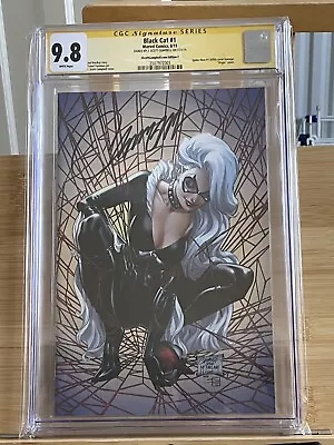 Buy Black Cat 1 CGC 9.8 Signed Campbell Edition F - Virgin - RARER THAN LE CHAT NOIR • 525£