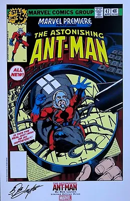 Buy BOB LAYTON Rare ANT-MAN Print 11x17 SIGNED Marvel Premiere 47 CLASSIC COVER! • 28.59£