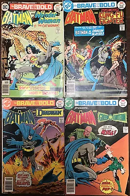 Buy BRAVE And The BOLD 131 132 133 134 (DC Comics ‘77) Batman, Wonder Woman, Aquaman • 11.04£