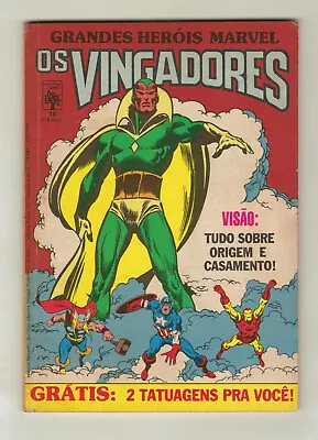 Buy AVENGERS #57 *BRAZILIAN EDITION* 1st Appearance Of Vision! MARVEL COMICS 1985 • 39.41£