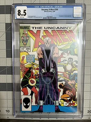 Buy Uncanny X-Men #200 ~ CGC 8.5 ~ Lilandra & Starjammers Ap. ~ Marvel Comics (1985) • 30.56£