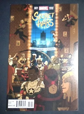 Buy Secret Wars #1 Marvel Comics Variant Cover I NM • 3.99£