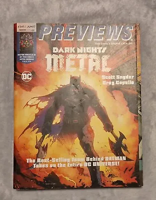 Buy Previews Comic Shop's Catalog # 345 Jun 17 Dark Nights Metal • 5£