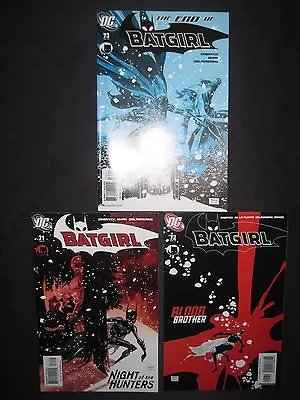 Buy BATGIRL #s 71,72,73,  BLOOD MATTERS  : COMPLETE 3 ISSUE STORY. BATMAN, DC. 2006 • 7.99£
