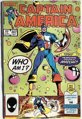Buy Marvel Comics Captain America Vol 1 #307 (1985) 1st Appearance Madcap • 29.95£