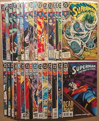 Buy Superman The Man Of Steel Lot Of 31 Comics • 47.42£