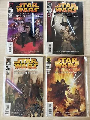Buy Dark Horse Comics Star Wars Episode III 3 Revenge Of The Sith  #1 -4 1,2,3,4 Set • 5£
