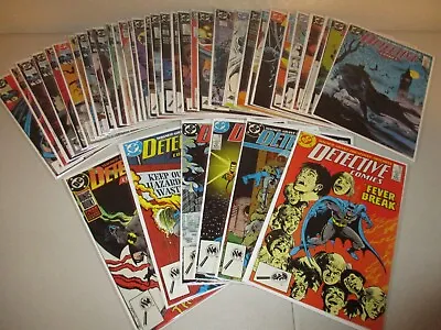Buy Detective Comics #584-622 (Full Lot Of 39) Ave. VF, DC 1988-1990, #600 Batman • 94.10£