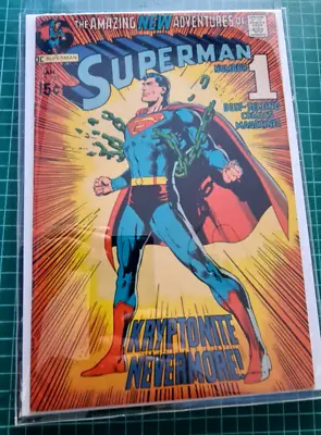 Buy Superman #233 Classic Kryptonite Nevermore Neal Adams Cover - (DC - 1971) FN/VF • 74.99£