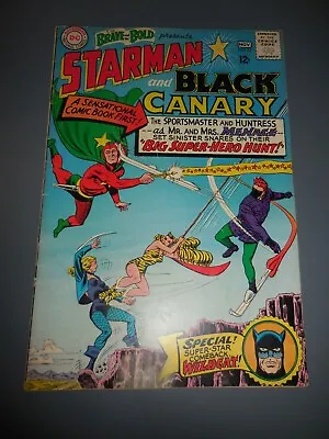 Buy 1965 DC Brave And The Bold #62 Starman And Black Canary Fine 6.0 • 38£