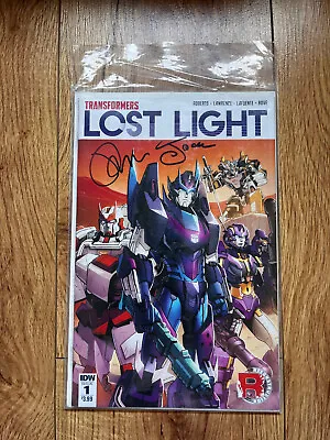 Buy Transformers IDW Lost Light #1 Main Cover Signed James Roberts & Joana Lafuente • 50£