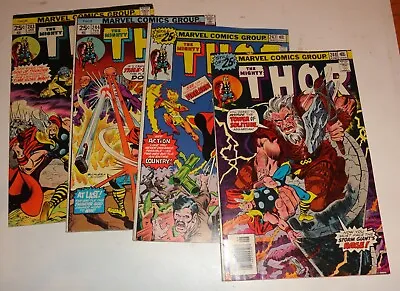 Buy Thor #243,244,247,248 John Buscema Classics Vg 1976 • 16.33£
