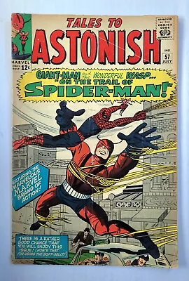 Buy Tales To Astonish #57 1964 Marvel Comics Giant-Man Ant-Man Spider-Man Avengers • 197.10£