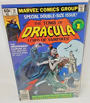 Buy Tomb Of Dracula #70 Last In Series Dracula & Quincy Harker Death *1979* 7.0 • 23.65£