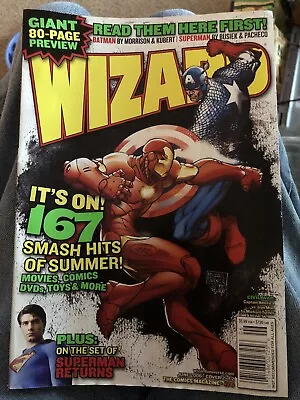 Buy Wizard The Comics Magazine Guide #176 Civil War Michael Turner Cover. June 2006 • 4.76£