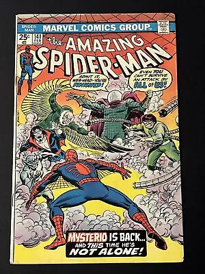 Buy Amazing Spider-Man #141 VG 1st App 2nd Mysterio Dan Berkhart 1975 MVS • 14.29£