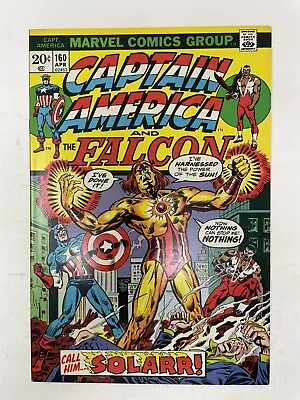 Buy Captain America #160 Marvel Comics 1972 1st Appearance Of Solarr MCU • 8.35£