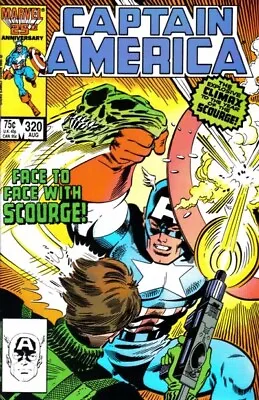 Buy CAPTAIN AMERICA #320 F/VF, Direct Marvel Comics 1986 Stock Image • 3.16£