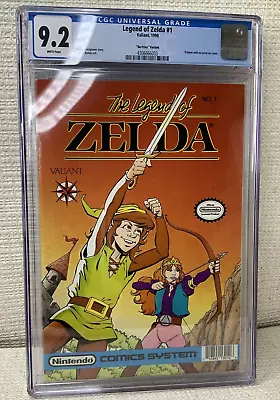 Buy Legend Of Zelda #1, CGC 9.2, Valiant Comic Books Nintendo Mario Link  NO PRICE  • 249.04£