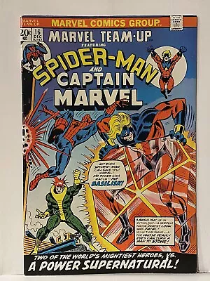 Buy Marvel Team-Up #16 Spider-Man Cap Marvel 1st/Origin Basilisk 1st Alpha Stone • 11.89£