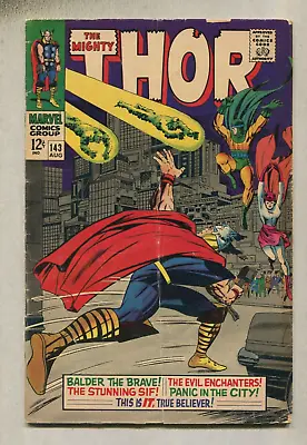Buy The Mighty Thor: # 143 VG- Balder The Brave, Evil Enchanters  Marvel SA • 9.60£