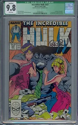Buy Incredible Hulk #347 Cgc 9.8 1st Joe Fixit Signed Peter David White Pages • 177.31£