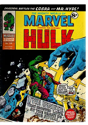 Buy Mighty World Of Marvel: Incredible Hulk 126 March 1975 Marvel Comics UK 8p • 0.99£