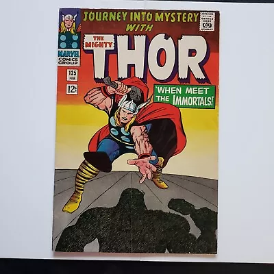 Buy Journey Into Mystery #125 (1952) Vol. 1 1966 Marvel Comics Last Issue! Now Thor! • 120.96£