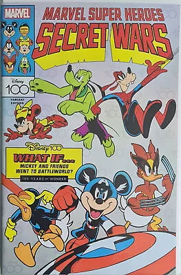 Buy Amazing Spider-Man #37 (01/2024) - Paolo De Lorenzi Disney100 Secret Wars Var NM • 7£