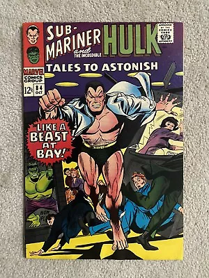 Buy MARVEL - TALES TO ASTONISH #84 (1966) Sub-Mariner & The Incredible HULK • 39.97£