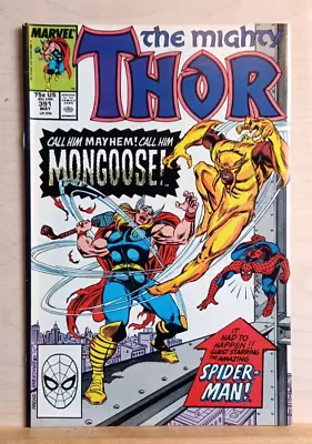 Buy The Mighty Thor #391 (1988) KEY 1st Eric Masterson (Thunderstrike) VFN+ 8.5 • 12.50£