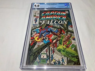 Buy Captain America 138 CGC 9.0 VF/NM Bronze Age The Falcon Spider-Man 1971 • 140.74£