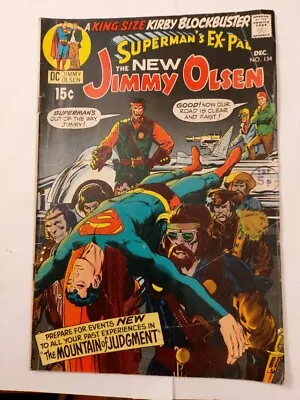 Buy Superman’s Pal Jimmy Olsen 134 - Jack Kirby Art - First Darkside Cameo • 150£