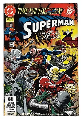 Buy Superman #55 (Vol 2) : VF/NM :  Phase Six: Camelot  : Time And Time Again • 1.85£