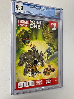 Buy All New Marvel Now Point One #1 Cgc Graded 9.2 1st Full New Ms Marvel Comic Mj • 59.93£