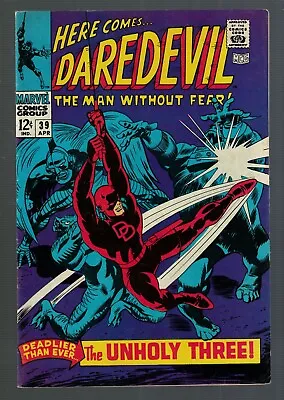 Buy Marvel Comics 39 FN+ 6.5 Daredevil Defenders 1968 • 69.99£