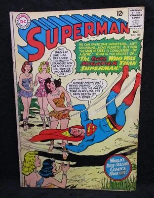 Buy Silver Age DC Superman Comic # 180 October 1965 • 8£