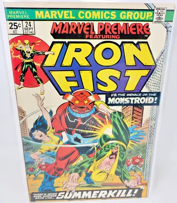 Buy Marvel Premiere #24 Iron Fist *1975* 8.5 • 13.66£