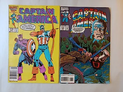 Buy 2 Marvel Captain America Comic Books #418 #317 • 7.19£